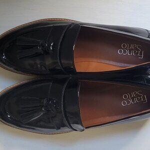 Franco Sarto's Franco Carolynn Loafers in Black Size 10